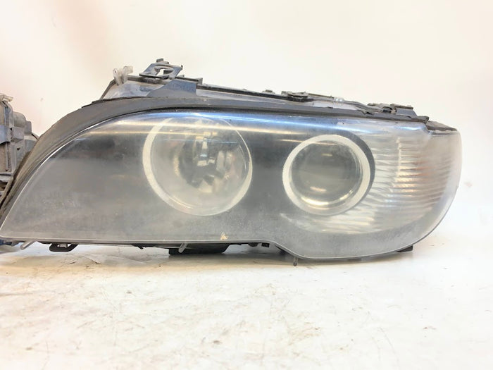 BMW E46 Facelift Coupe Convertible Headlight Set Xenon *Damaged*