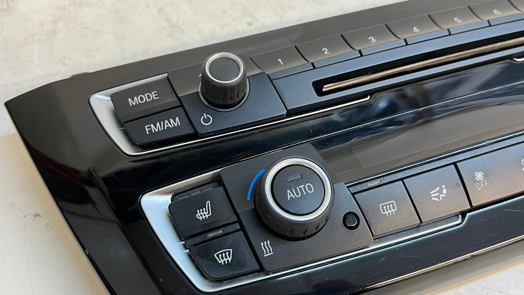 BMW F30 F31 F32 F33 F34 3/4 Series LCI HVAC Control/Radio Buttons W/Tr ...