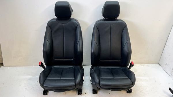 BMW F30/F31 3 Series Black Leather Front Sport Seats