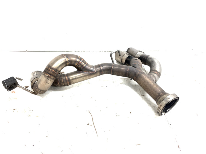 BMW E82 E88 135i N54 Custom Quad Exhaust Muffler Delete Tail Pipe