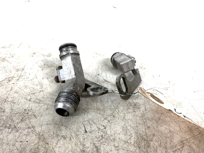 BMW E82 E88 E90 E92 135i 335i Single Turbo Conversion Oil Drain Block Off AN Fitting