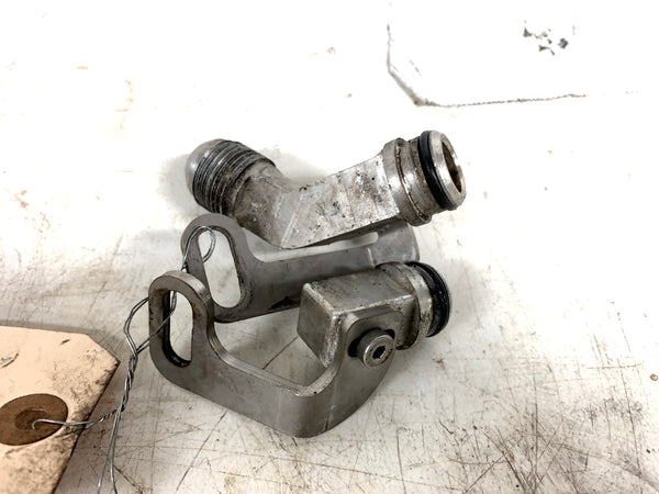 BMW E82 E88 E90 E92 135i 335i Single Turbo Conversion Oil Drain Block Off AN Fitting