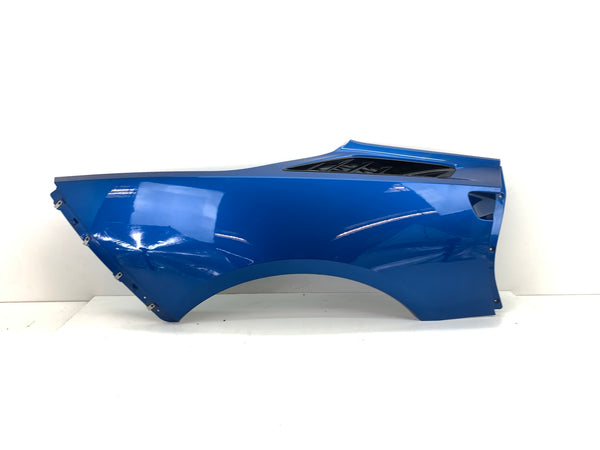 Chevrolet C7 Corvette Stingray Right/Passenger Side Rear Quarter Panel Fender Laguna Blue G7H 23197623