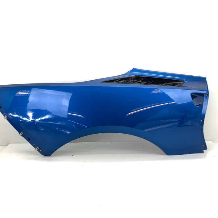 Chevrolet C7 Corvette Stingray Right/Passenger Side Rear Quarter Panel Fender Laguna Blue G7H 23197623