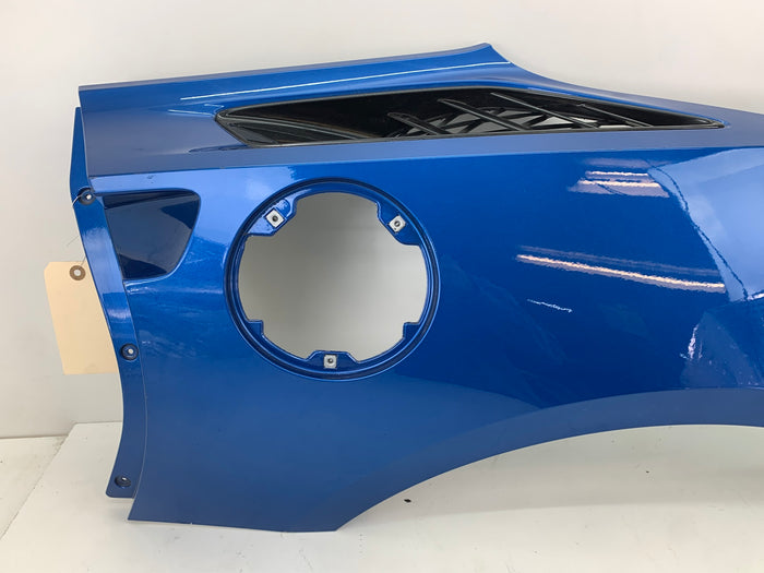 Chevrolet C7 Corvette Stingray Left/Driver Side Rear Quarter Panel Fender Laguna Blue G7H 23197622