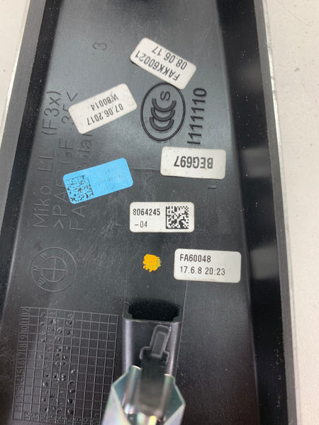 BMW F30 F31 F32 F36 340i 440i Aluminum Hexagon Center Console iDrive Controller Trim 8064245