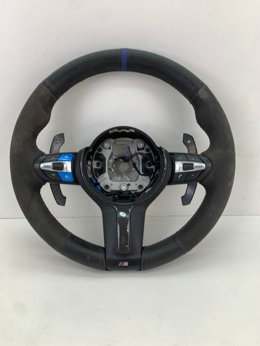 BMW F30 F31 F32 F33 F34 F36 3 & 4 Series M Sport Alcantara Steering Wheel Heated & Paddles 7848638