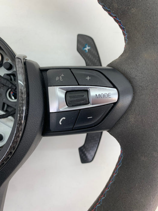 BMW F30 F31 F32 F33 F34 F36 3 & 4 Series M Sport Alcantara Steering Wheel Heated & Paddles 7848638