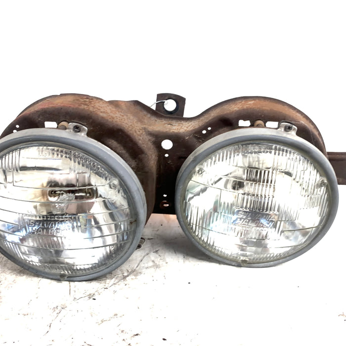 BMW E21 320i 323i 318i Right/Passenger Side Sealed Beam Headlight W/Frame