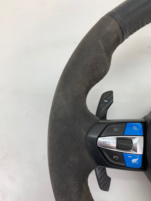BMW F30 F31 F32 F33 F34 F36 3 & 4 Series M Sport Alcantara Steering Wheel Heated & Paddles 7848638