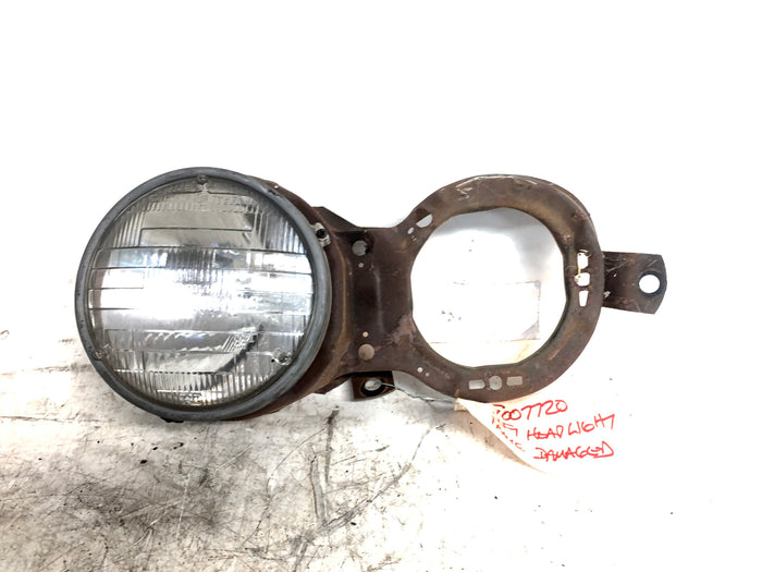 BMW E21 320i 323i 318i Left/Driver Side Sealed Beam Headlight W/Frame *DAMAGED*