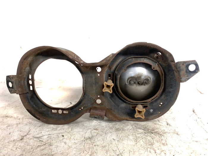 BMW E21 320i 323i 318i Left/Driver Side Sealed Beam Headlight W/Frame *DAMAGED*