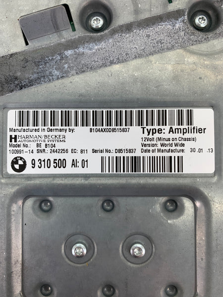 BMW F30 F31 F32 F33 F34 F36 3 & 4 Series Pre-LCI Harman Kardon Amplifier 9310500