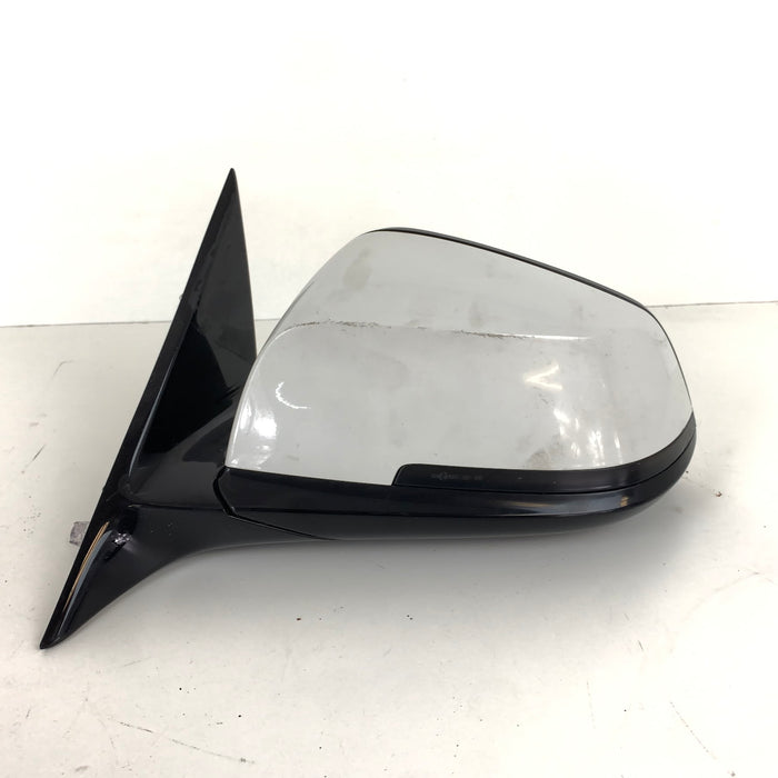 BMW F30 F31 3 Series Left/Driver Side Shadowline/Gloss Black Mirror Alpine White 3 (300)