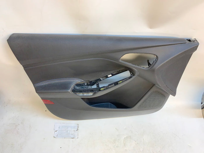 Ford Focus RS Door Card Panels Blue Stitching Set G1EY-A27407-AAW