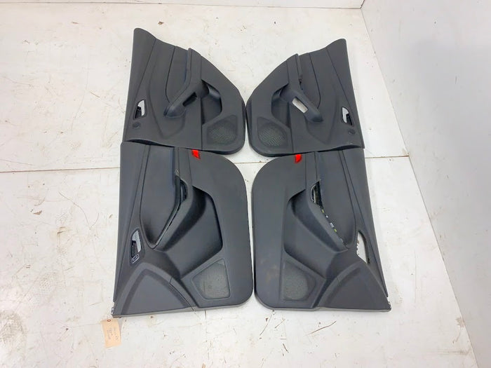 Ford Focus RS Door Card Panels Blue Stitching Set G1EY-A27407-AAW