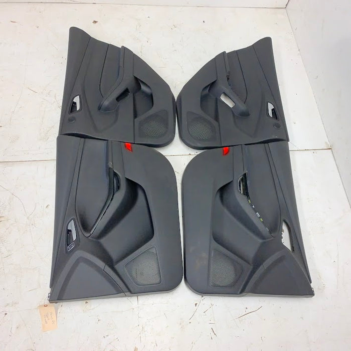 Ford Focus RS Door Card Panels Blue Stitching Set G1EY-A27407-AAW