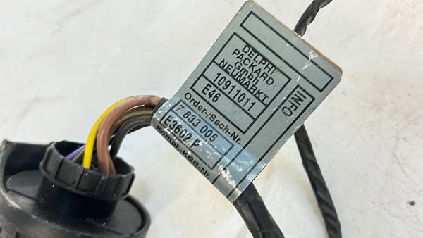 BMW E46 M3 S54 Front Bumper Apron Wiring Harness 7833005