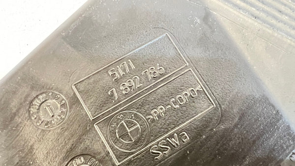 BMW E46 M3 S54 Front Bumper Brake Cooling Duct Right 7892786