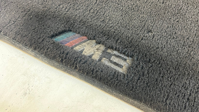 BMW E46 M3 Convertible/Coupe Passenger Front Black Carpeted Floor Mat 82110136311