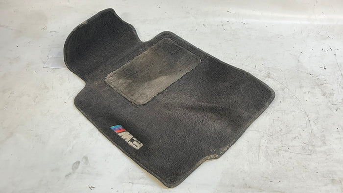 BMW E46 M3 Coupe Convertible Driver Front Carpet Floor Mat Black 82110029231