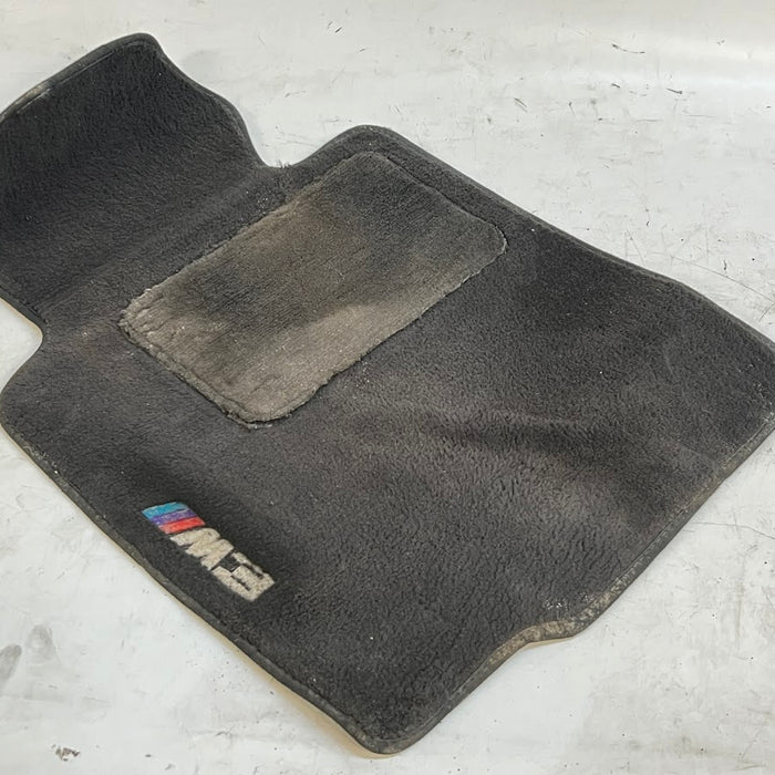 BMW E46 M3 Coupe Convertible Driver Front Carpet Floor Mat Black 82110029231
