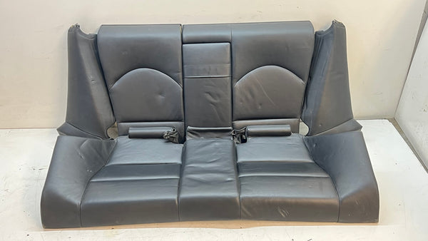 BMW E46 M3 Coupe Nappa Black Schwarz Leather Split Folding Rear Seats Complete Set