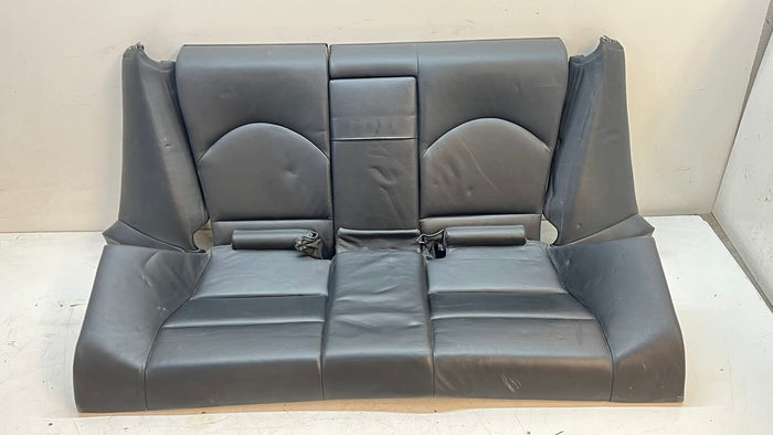 BMW E46 M3 Coupe Nappa Black Schwarz Leather Split Folding Rear Seats Complete Set