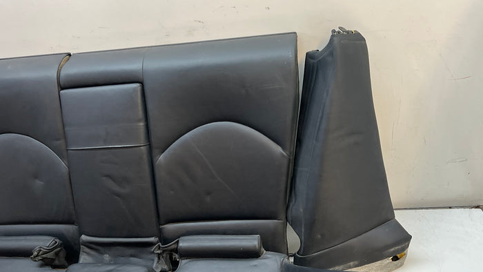 BMW E46 M3 Coupe Nappa Black Schwarz Leather Split Folding Rear Seats Complete Set