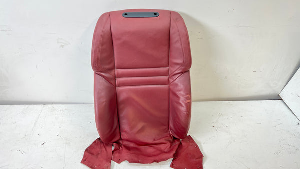 BMW E60 M5 Front Left/Right Seat Back Cushion Indianapolis Red Merino Leather (X3A7) *DAMAGED*