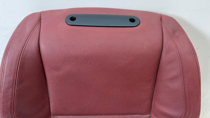 BMW E60 M5 Front Left/Right Seat Back Cushion Indianapolis Red Merino Leather (X3A7) *DAMAGED*