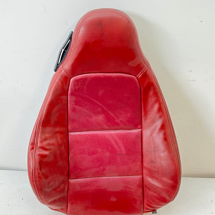 BMW Z3 Right/Passenger Side Front Seat Back Cushion Tanin Red *DAMAGED*