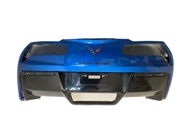 Chevrolet C7 Corvette Stingray Rear Bumper Cover Laguna Blue Tintcoat (G7H) 23452911