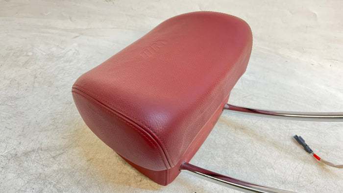 BMW E60/E61 M5 Front Left/Right Seat Headrest Indianapolis Red Merino Leather (X3A7) 52107903335