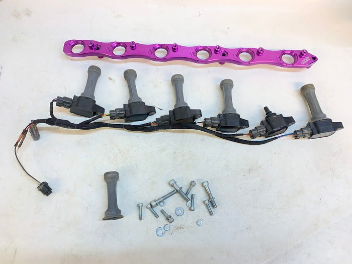Nissan Stagea 260 RS C34 RB26DETT PRP R35 GTR Coil Pack Conversion w/ Brackets & Hardware
