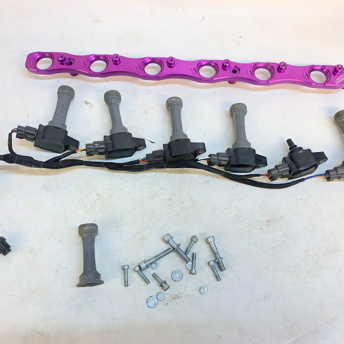 Nissan Stagea 260 RS C34 RB26DETT PRP R35 GTR Coil Pack Conversion w/ Brackets & Hardware