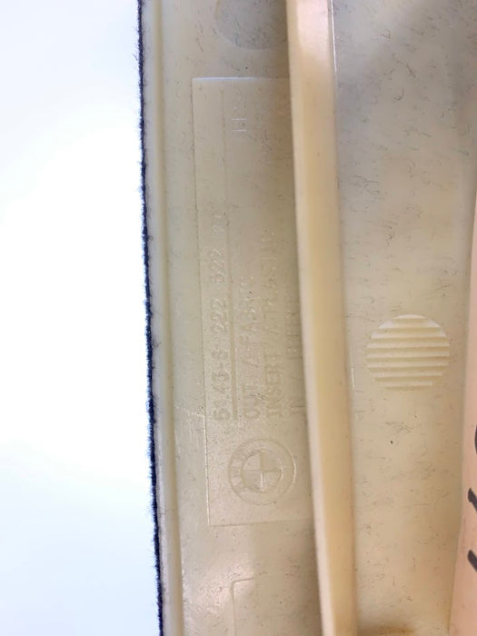 BMW E46 330ci 328ci 325ci 323ci Coupe Rear Right C Pillar Trim Black 51438222622 *Damaged*