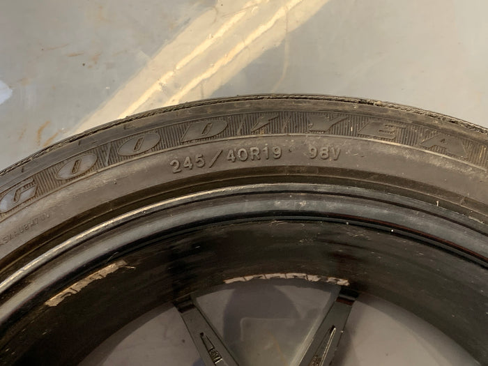 2015 Chevrolet Corvette C7 Front Aftermarket Wheels Pair 19 x 8.5