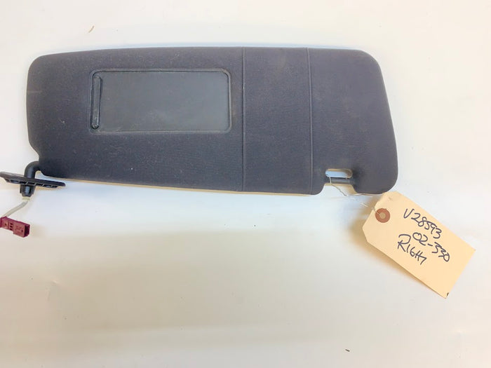 BMW E46 M3 M Sport/ZHP Coupe/Sedan/Wagon Right Side Black Cloth Sun Visor 51167902804