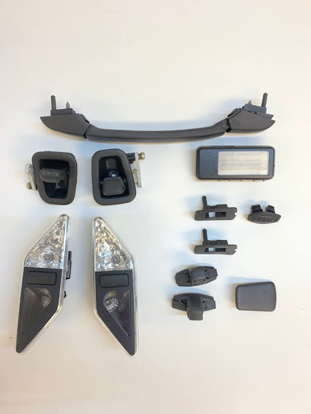 BMW E46 M3 330ci 328ci 323ci Coupe Black Headliner Grab Handles Lights Trim Pieces