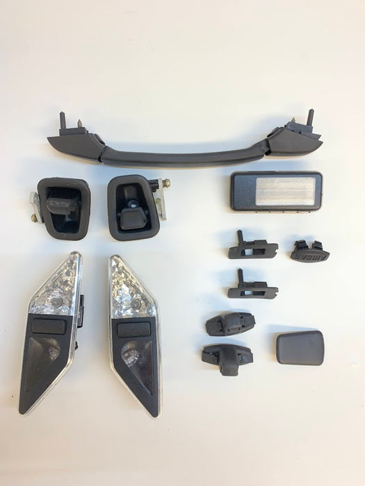 BMW E46 M3 330ci 328ci 323ci Coupe Black Headliner Grab Handles Lights Trim Pieces