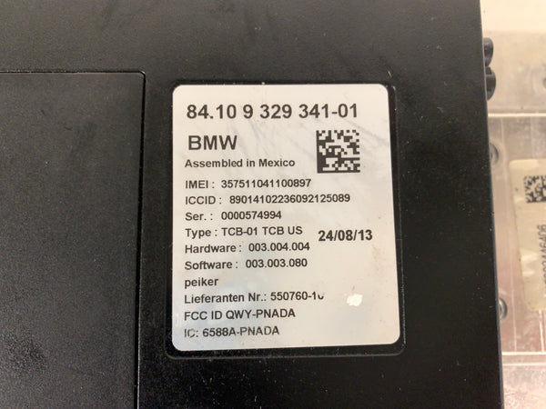 BMW F30 F31 F32 F33 F34 F36 3 & 4 Series Bluetooth Communication Control Module 9329341