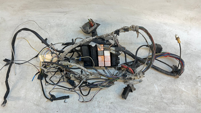 BMW E30 Front Left Chassis Wiring Harness Cut & Relay Fuse Box 61131370763