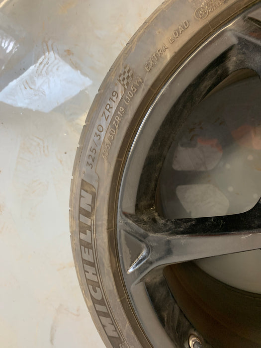 2015 Chevrolet Corvette C7 Rear Aftermarket Wheels Pair 19in x 12in *Damaged*