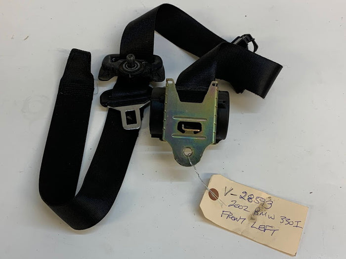 BMW E46 M3 330Ci 328Ci 325Ci 323Ci Coupe Front Left Driver Seatbelt Force Limiter & Retractor 72117068254 *Damaged*