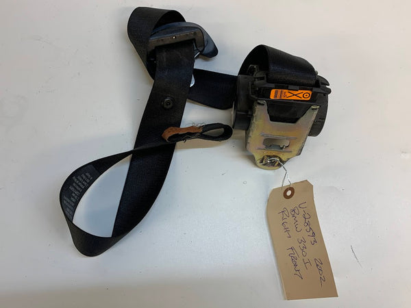 BMW E46 M3 330Ci 328Ci 325Ci 323Ci Coupe Front Right Passenger Seatbelt Force Limiter & Retractor 72117068852 *Damaged*