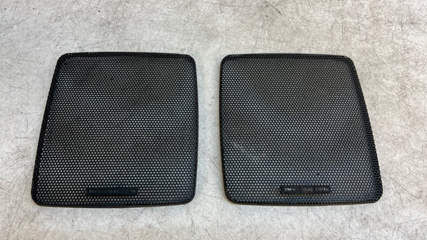 BMW E30 3 Series Coupe Sedan Rear Parcel Shelf Speaker Trims Pair 65131381467