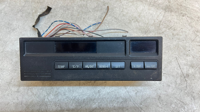 BMW E30 325i 323i 320i 318i Climate Screen Display On Board Computer 7 Button OBC 8357654 *Unknown Pixels*