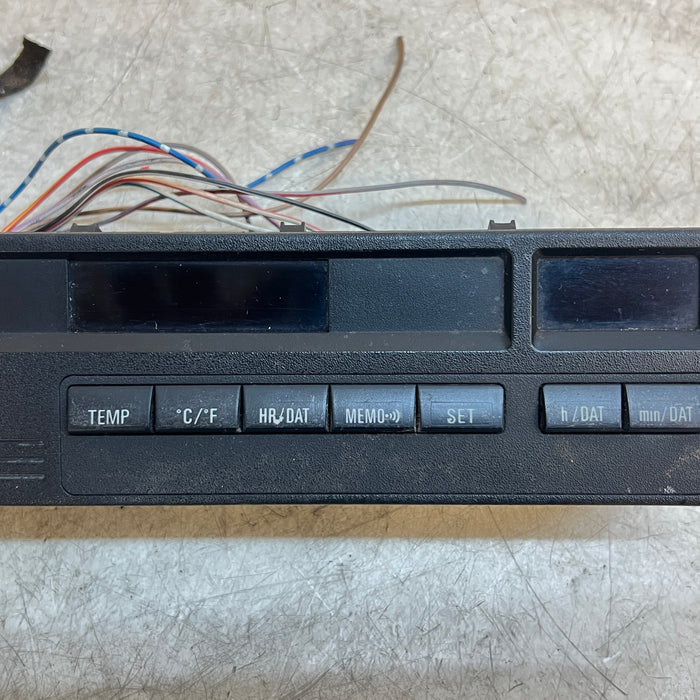 BMW E30 325i 323i 320i 318i Climate Screen Display On Board Computer 7 Button OBC 8357654 *Unknown Pixels*