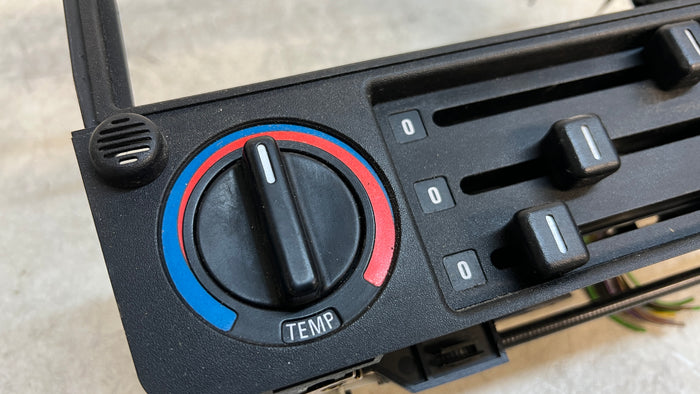 BMW E30 325i 323i 320i 318i Climate Control Switch Panel 6 Button OBC 64111385879